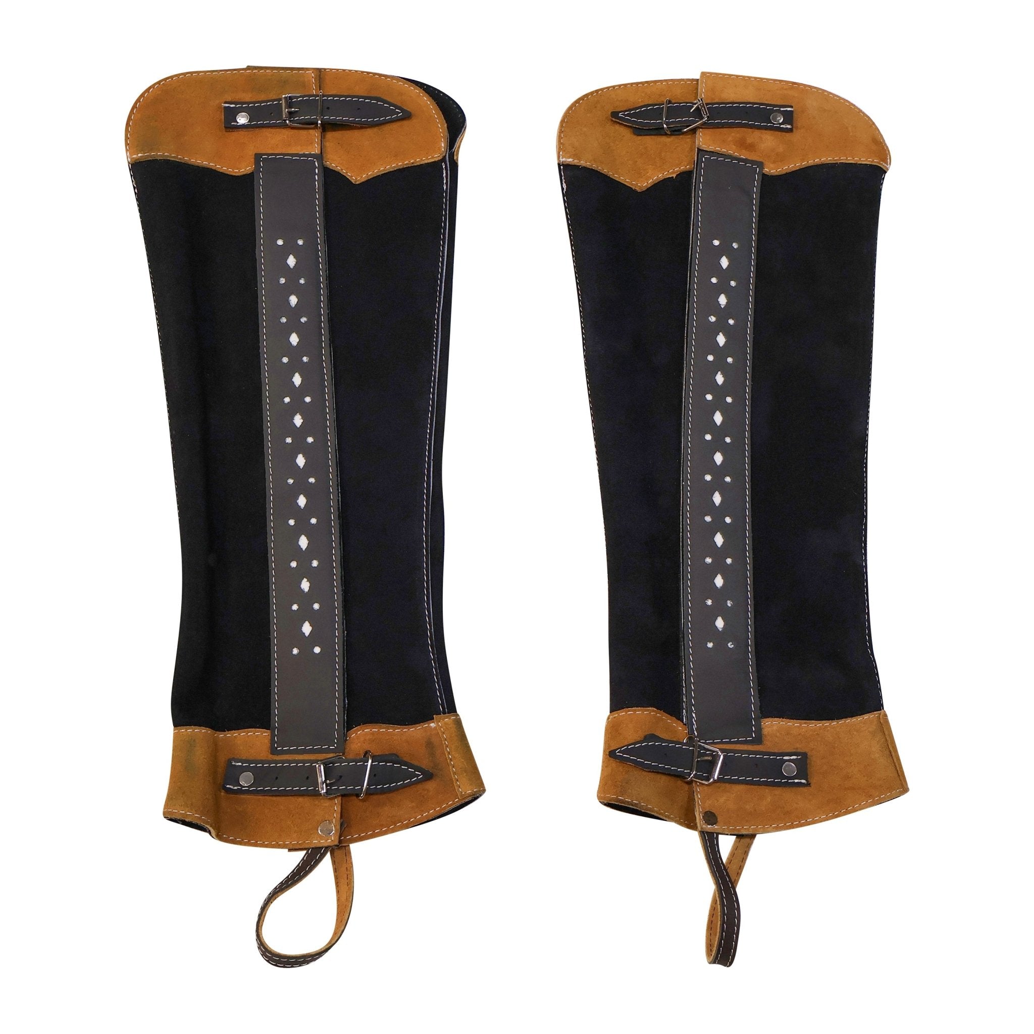 Polainas Charras – Chaps Courts équitation Cowboy (fabrication Mexique)