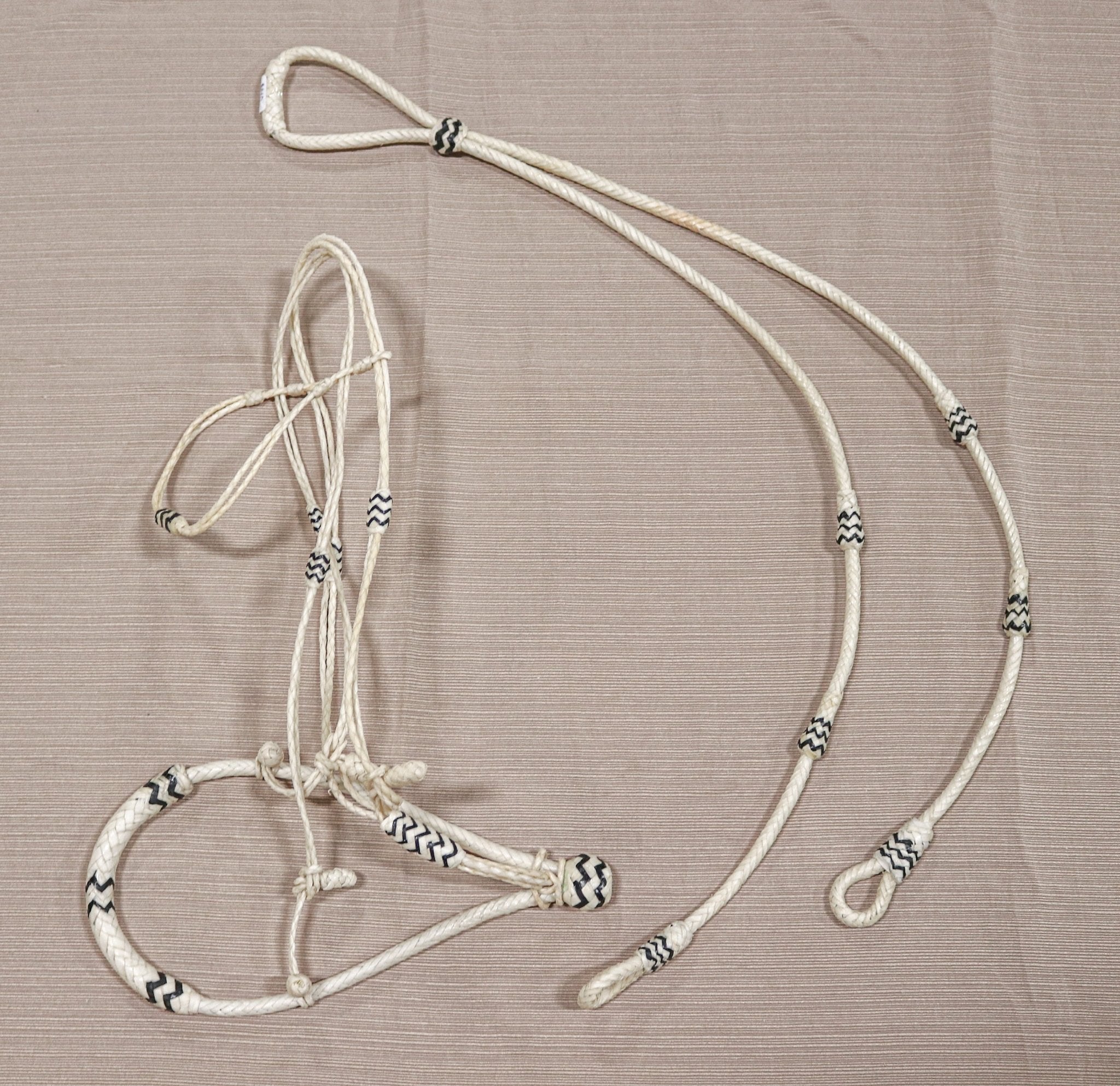 Vino Maroon Cabresto Bosal Charro Trenzado Horse Braided
