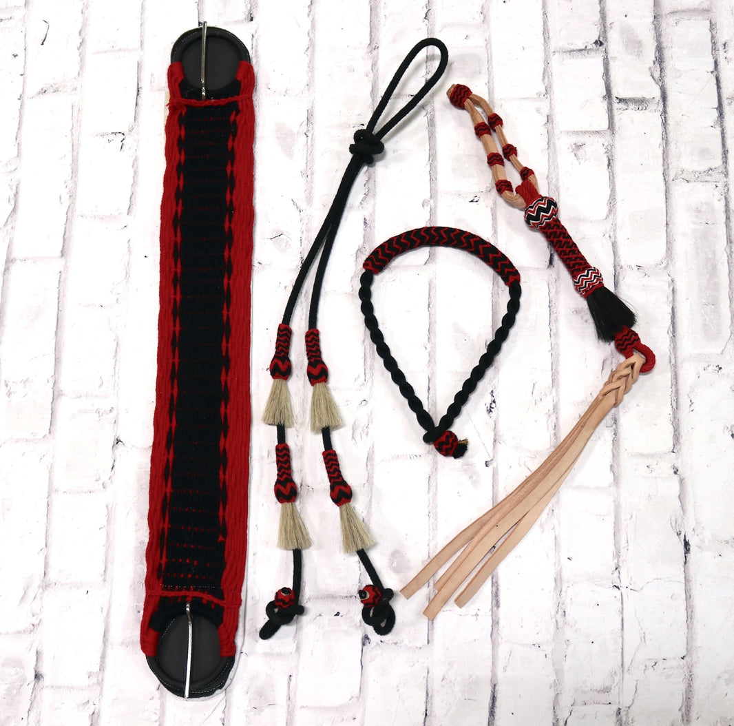 Mulitcolor Charro Lienzo Horse Reins Reindas main image 0