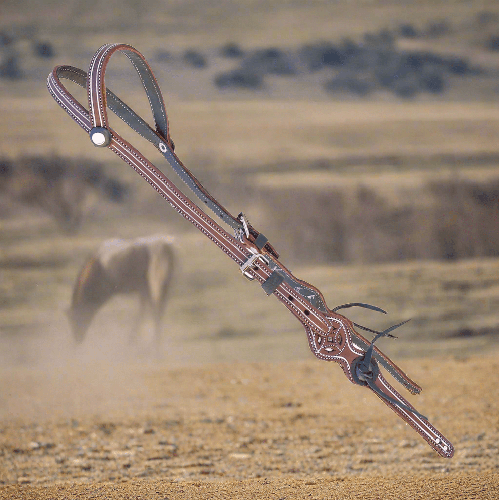 Black Leather Horse Headstall, Cabezadas Con Herrajes De Acero Inoxidable Black Leather Horse Headstall, Cabezadas Con Herrajes De Acero Inoxidable
