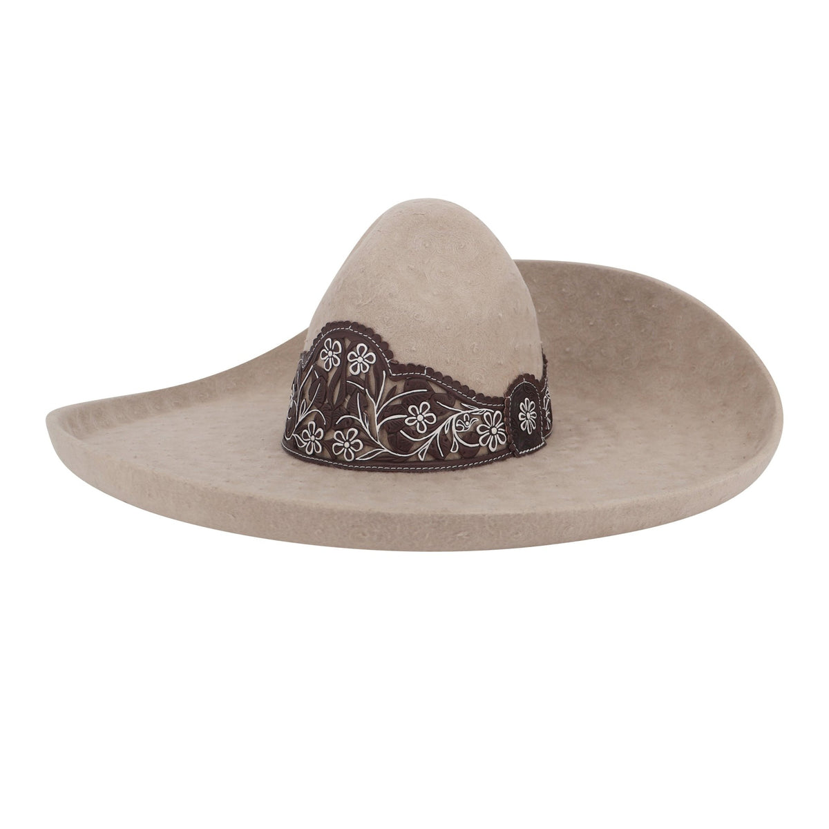 Charro Sombrero Calado MEX 58 Lana USA 7 1/4" - M-Royal Saddles - Sombreros Charros