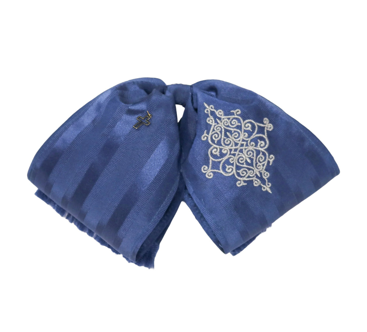 Charros Blue Azul Flower Mono Charro Bowtie - M - Royal Saddles - Monos Charros