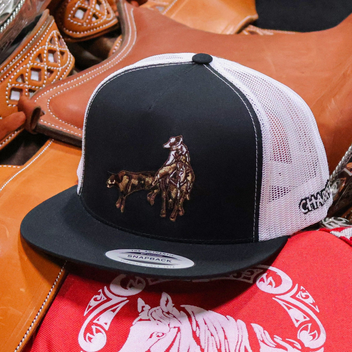 Charros Original Colas Snapback Hat - M - Royal Saddles - Charros Original Hats