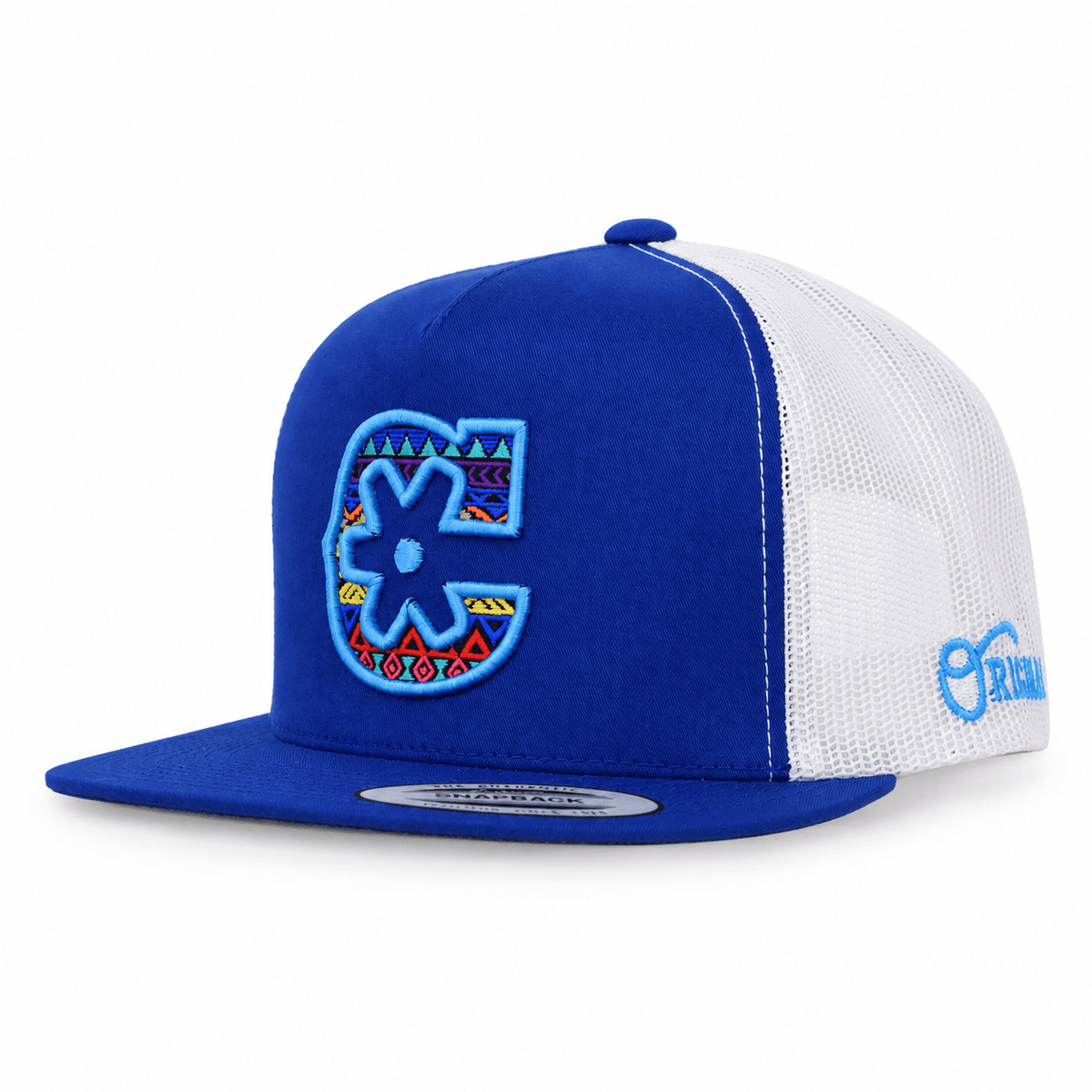 Charros Royal "Navajo" Trucker Cap - M-Royal Saddles - Charros Original Hats