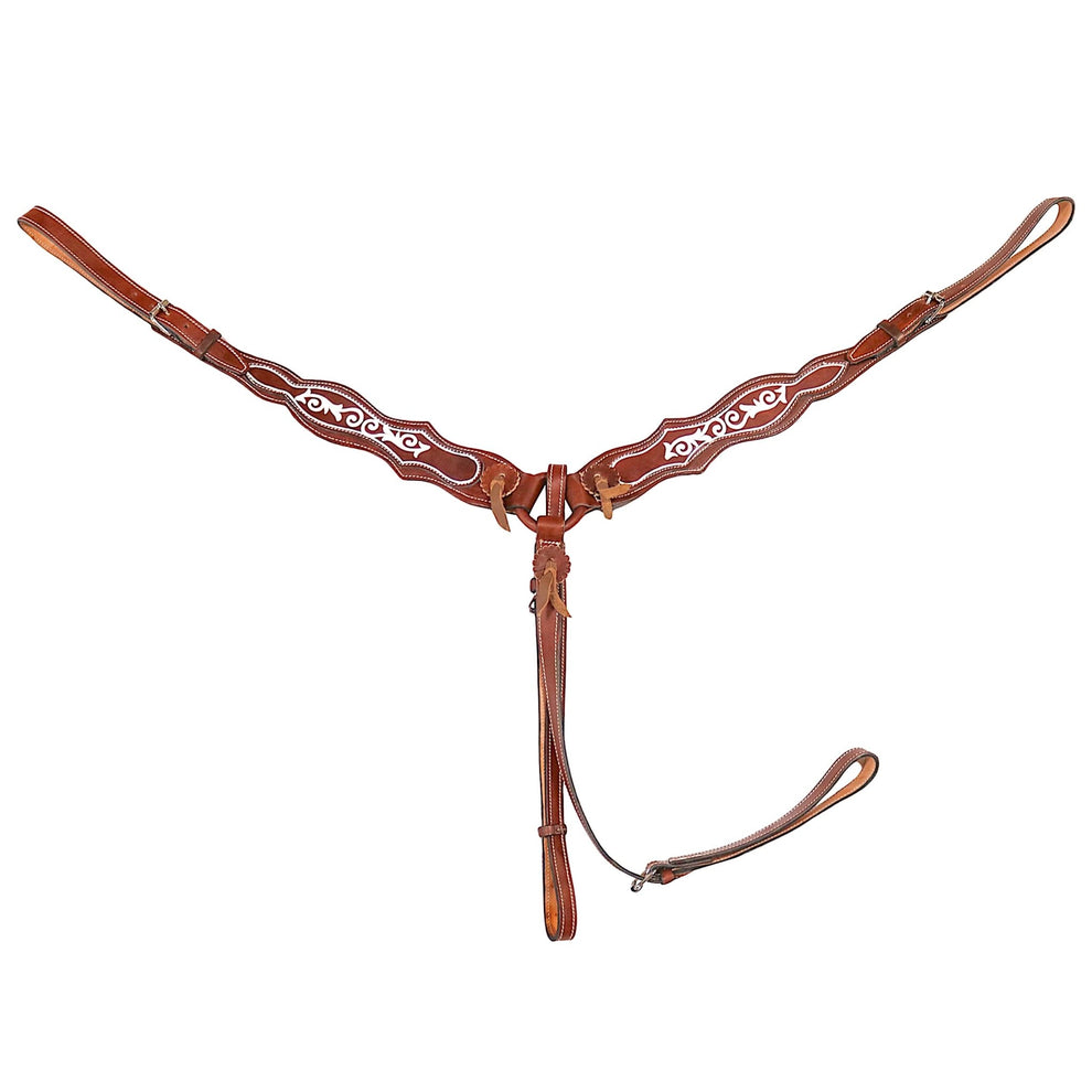 Dark Brown Breast Collar Pecho Pretal Resacado Charreria