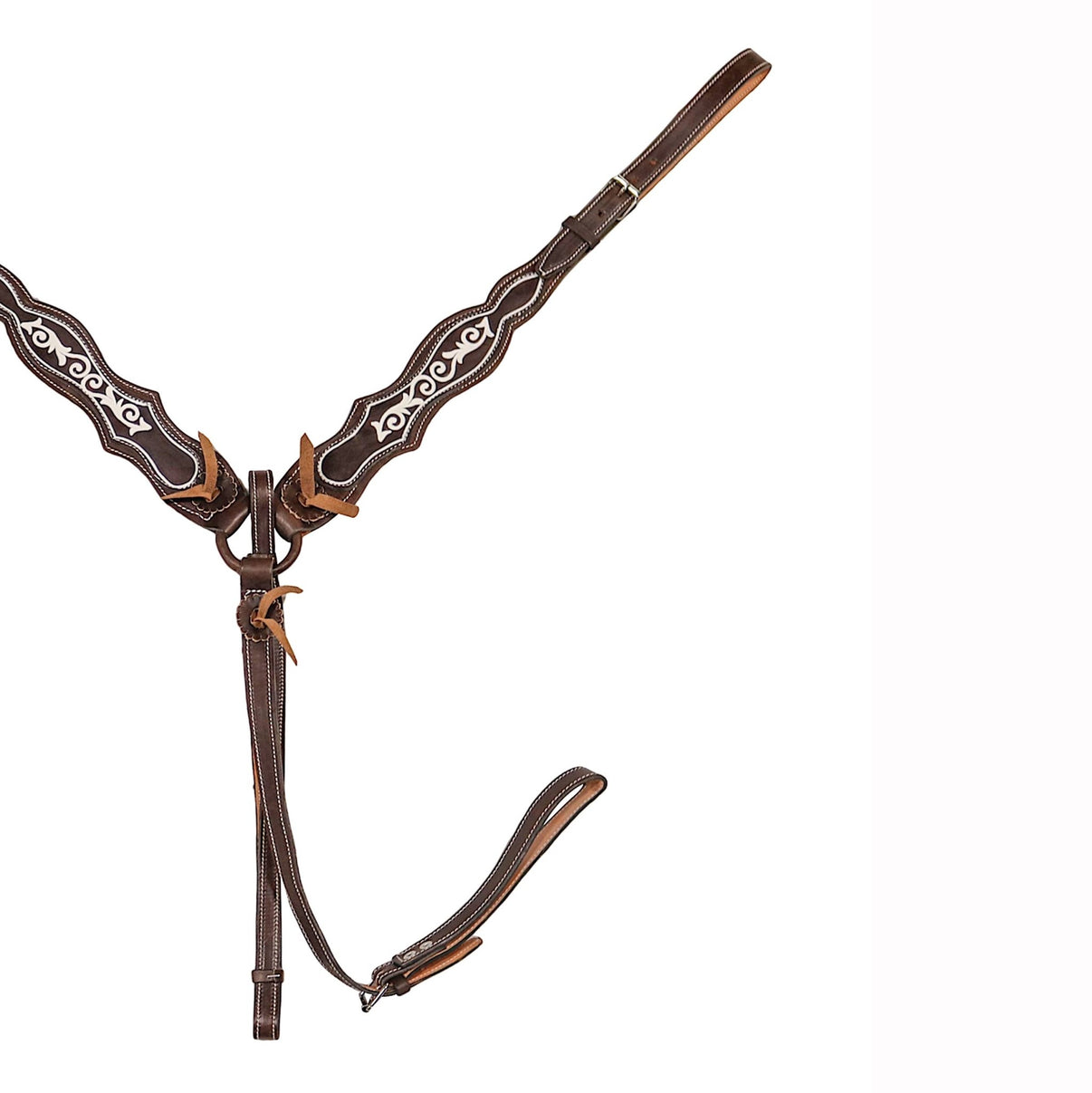Design Brown Pecho - Pretal Vaqueta Para Caballo Horse Breast Collar - M - Royal Saddles - Charro Breastcollar/Pechera
