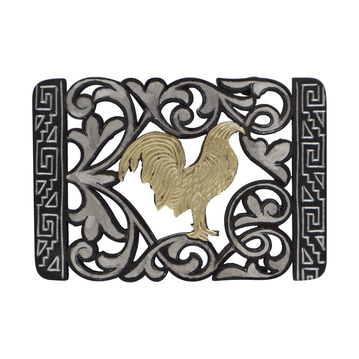 Engraved Charro Hebilla Charra Belt Buckle - M - Royal Saddles - Belts/Buckles