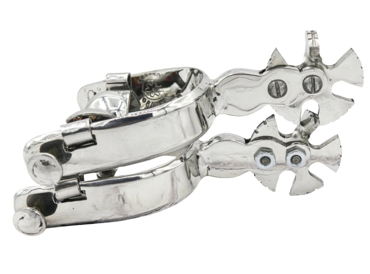 Espuelas Charras Jinete Montar Toro Bull Riding Spurs - M - Royal Saddles - Charro Spurs/Espuelas