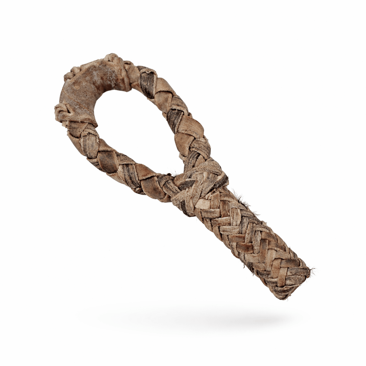 Fino Charro Natural Rawhide Cuero Crudo Hondilla Soga Cowboy Lariat - M - Royal Saddles - Ropes/Sogas