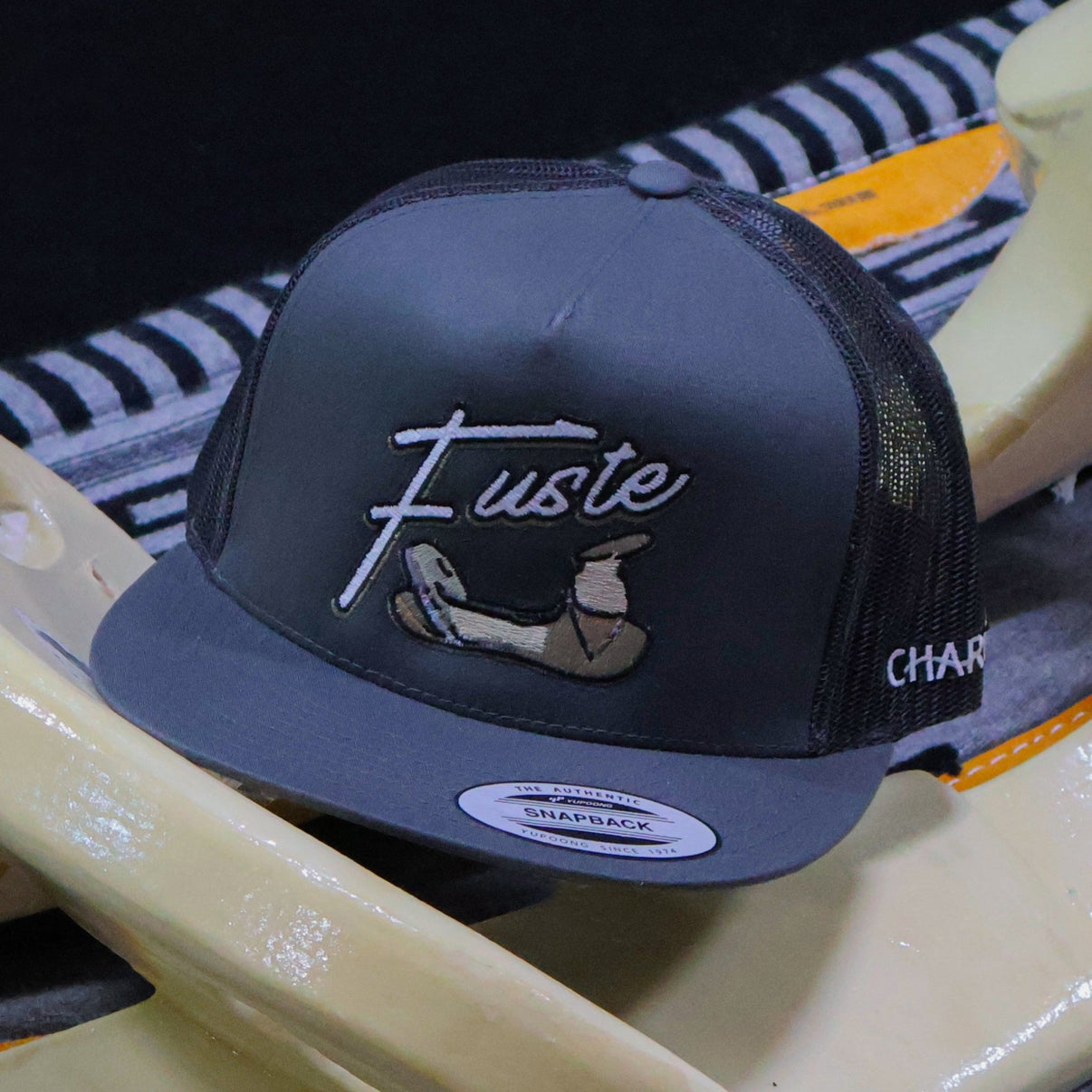 Gray "Fuste" Original Trucker Hat - M - Royal Saddles - Charros Original Hats