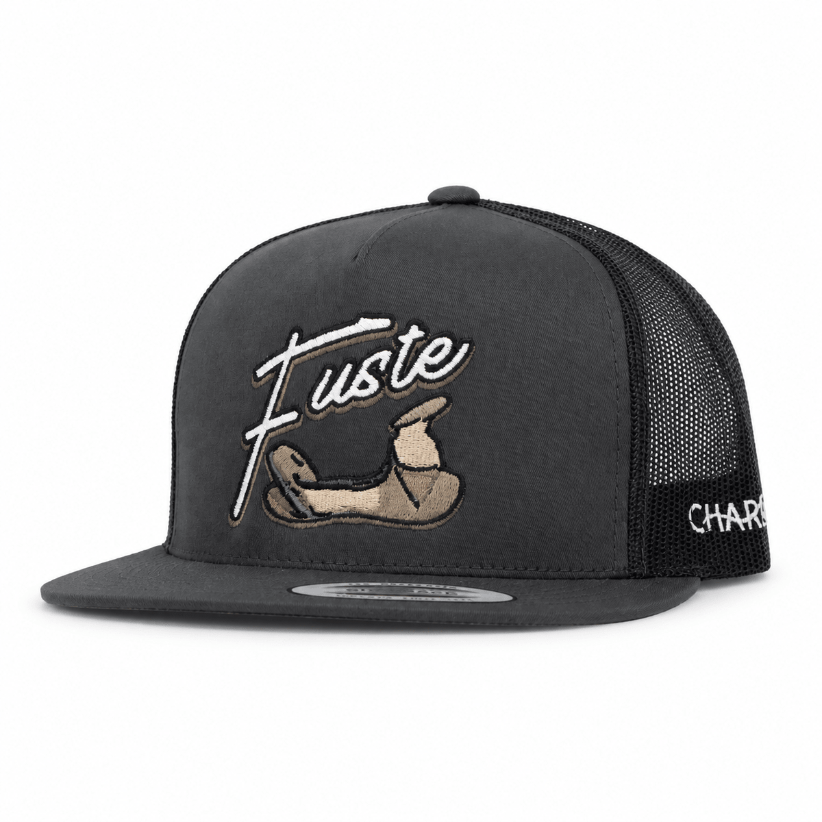 Gray "Fuste" Original Trucker Hat - M-Royal Saddles - Charros Original Hats