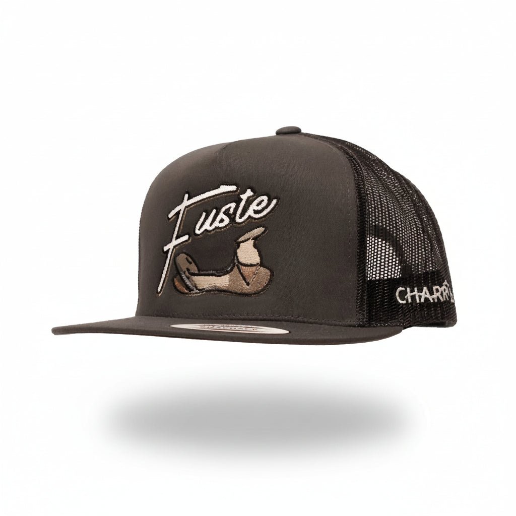 Gray "Fuste" Original Trucker Hat - M - Royal Saddles - Charros Original Hats