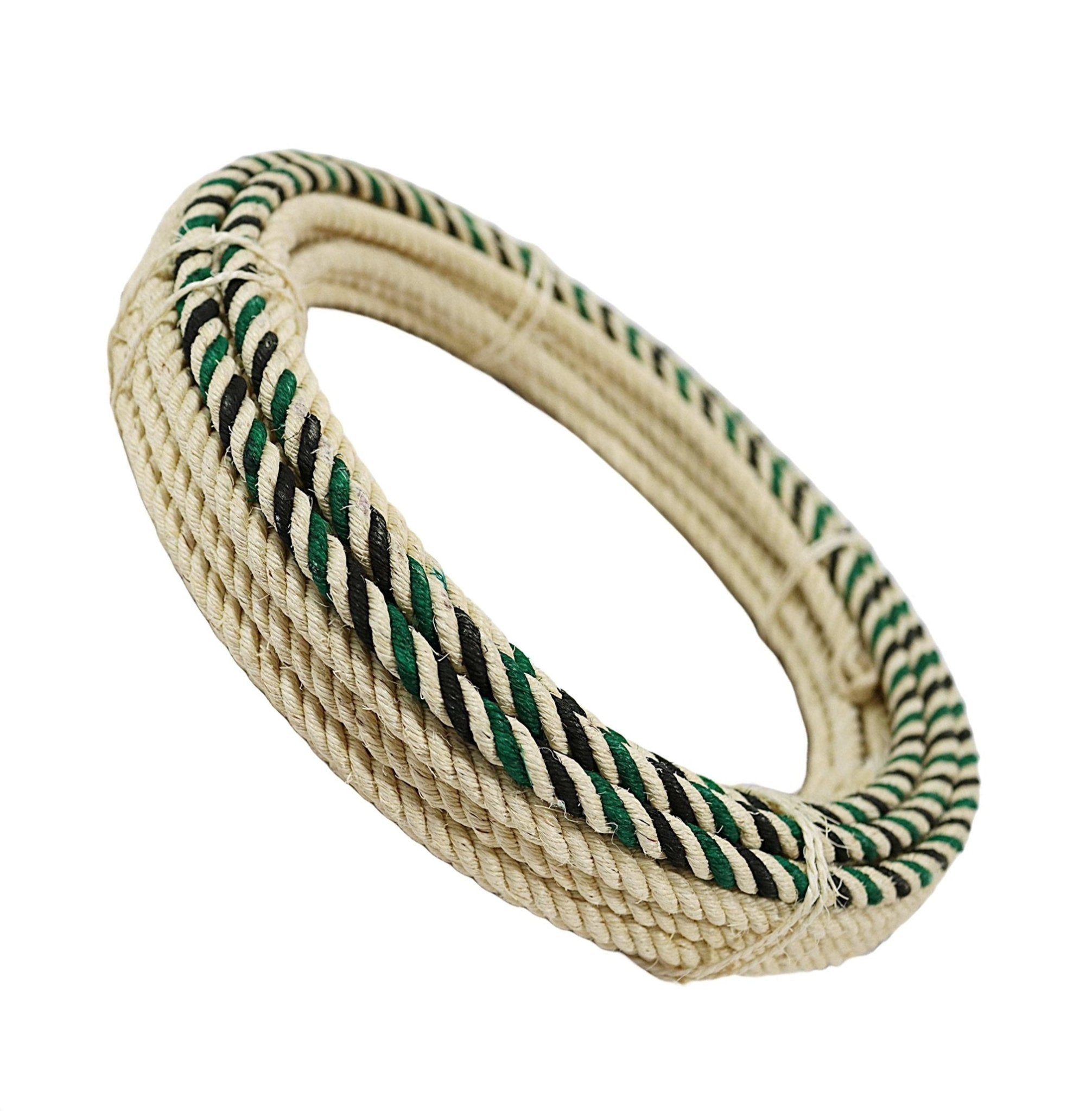 Green 55FT Ixtle Maguey Lariat 4 Strand Lasso Rope Soga Charra - M ...