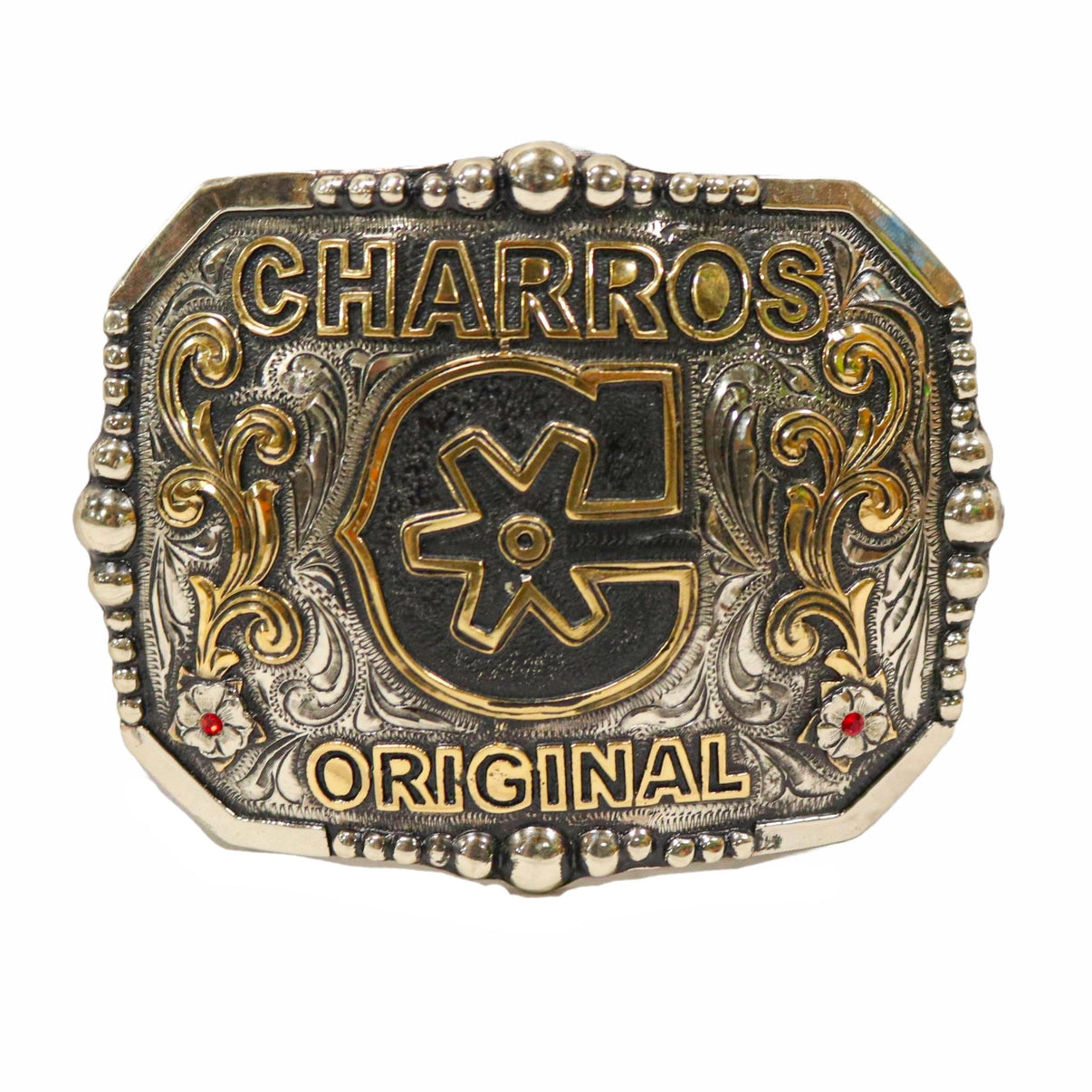 Handmade "C" Buckle Charros Original Hebilla - M - Royal Saddles - Belts/Buckles