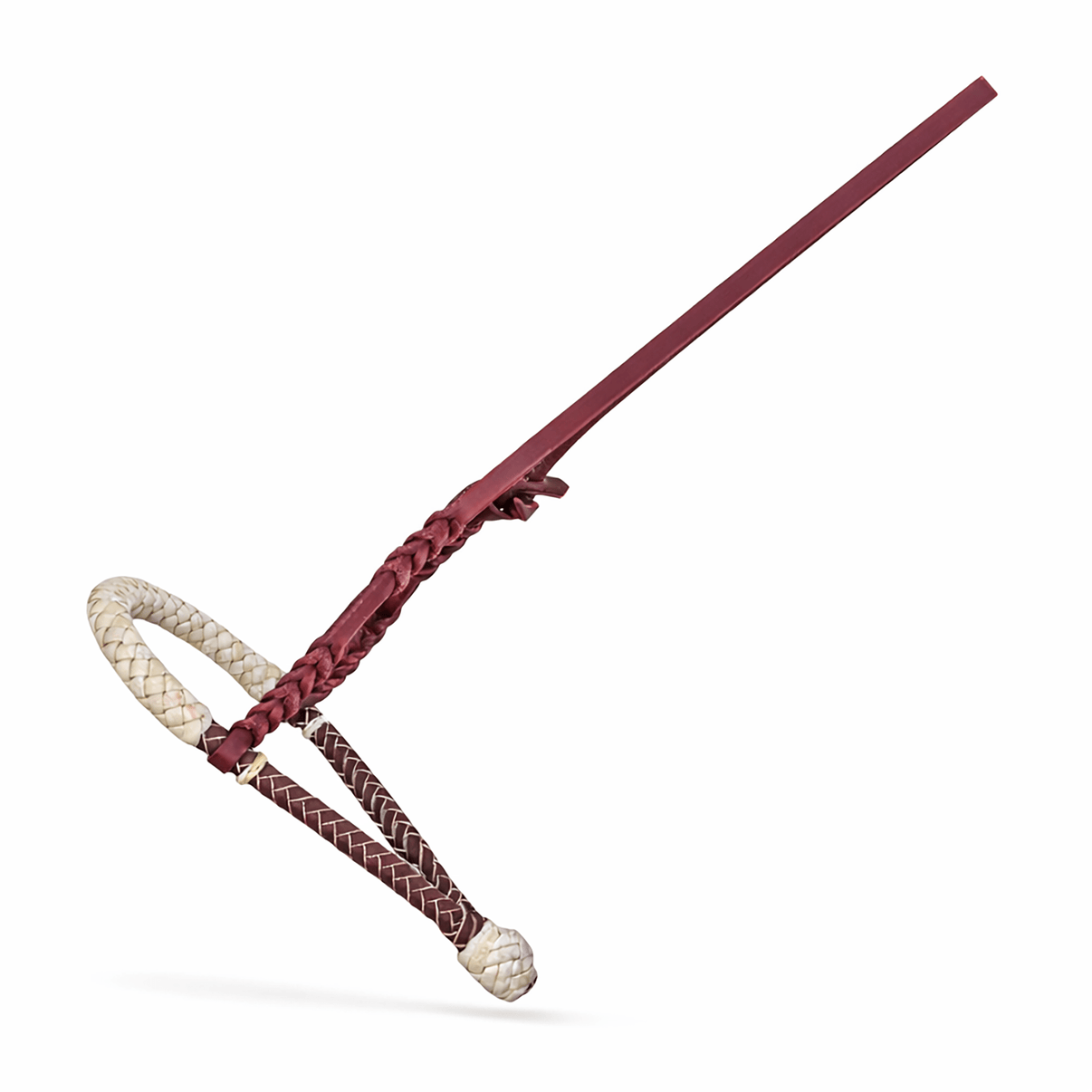 Heavy Duty Leather Bosal Hanger Cowboy Rawhide Braided Noseband - M - Royal Saddles - Western Headstall/Bosal