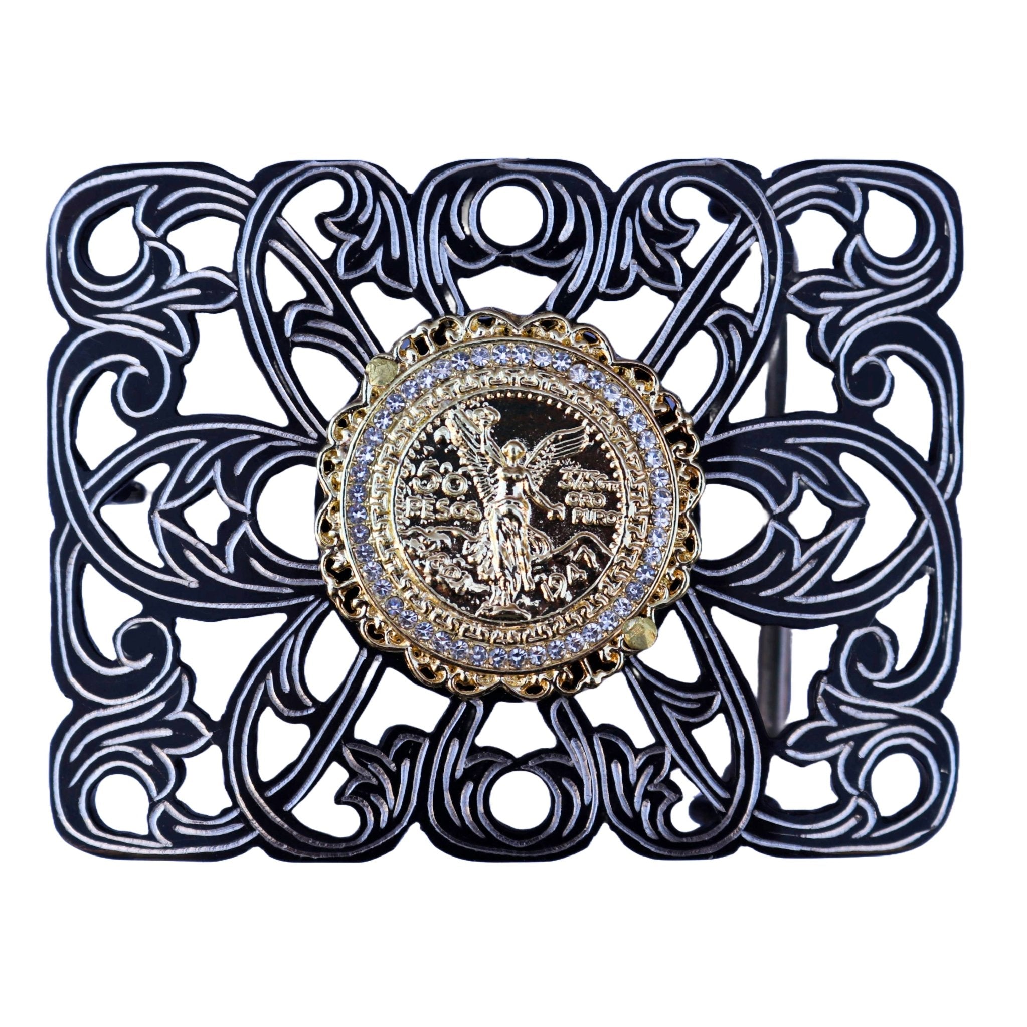 Hebilla Fina Charra Engraved Charros Buckle
