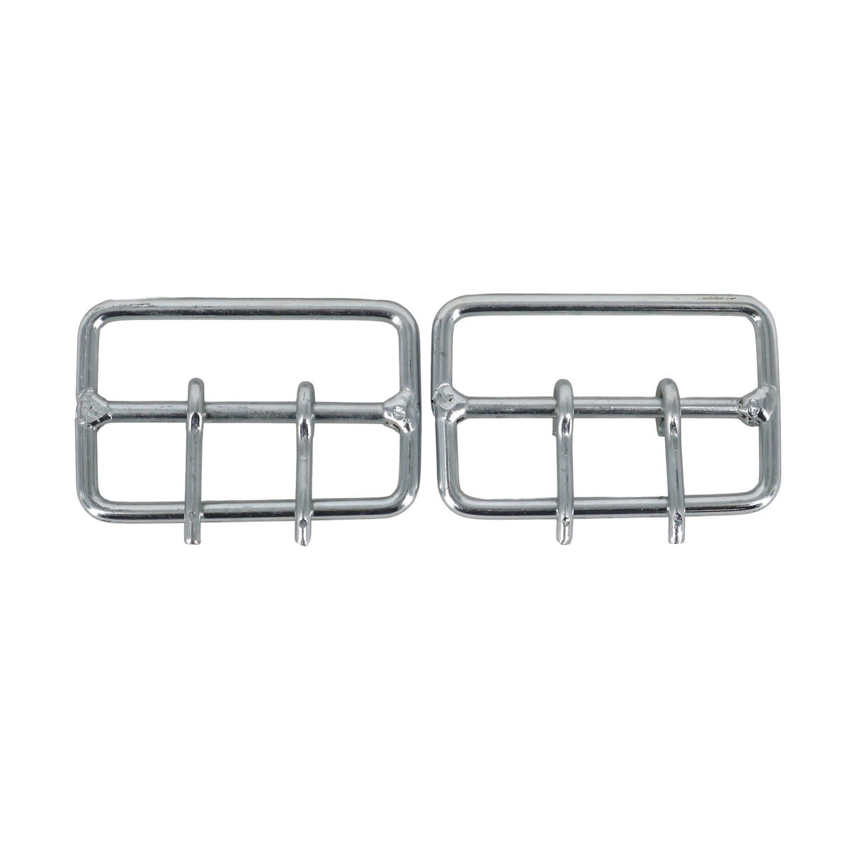 Hebillas Para Arciones Nickel-Plated Montura Charra - M-Royal Saddles - Charro Saddle Parts