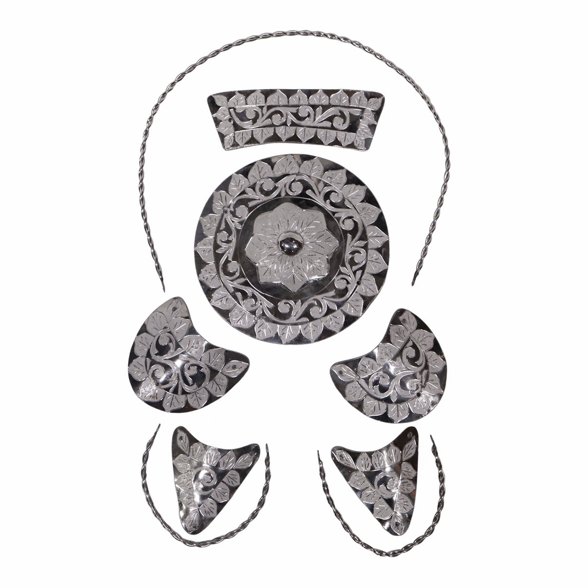 Herraje Acero Montura Charra Fuste Tree - M - Royal Saddles - Charro Saddle Parts