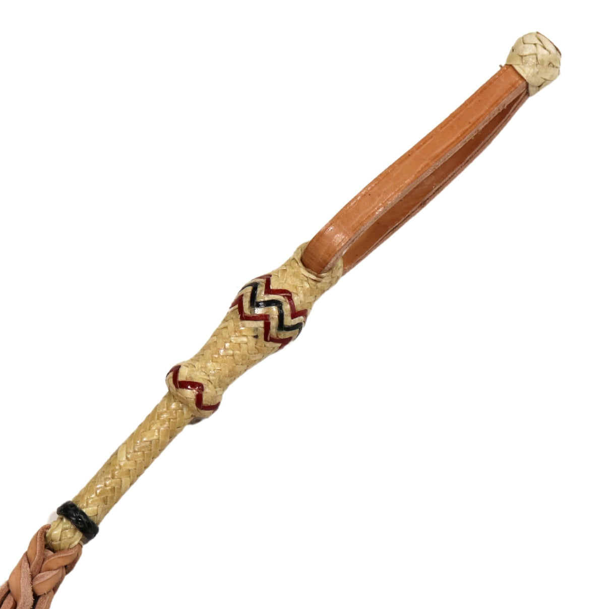Horse Cuarta Cuero Crudo Leather Rawhide Quirt - M - Royal Saddles - 