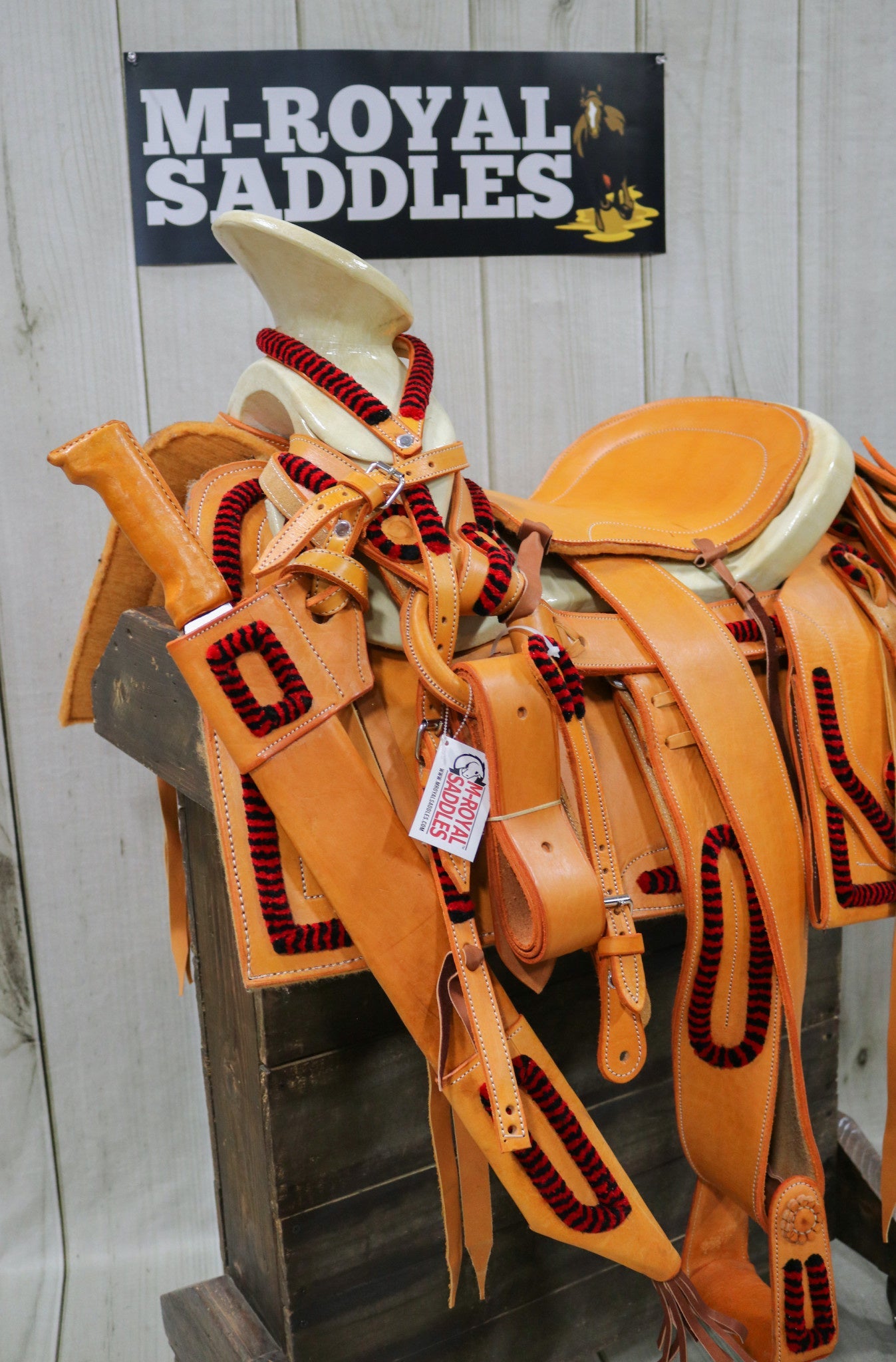 15.5" Montura Chomite Machete Charro Mexican Saddle