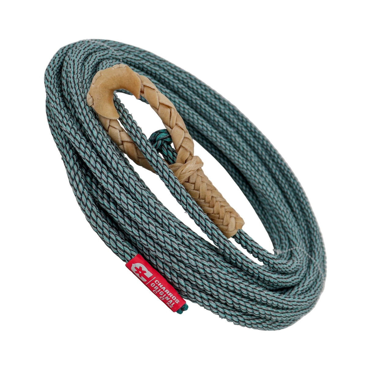 LIMITED - 50FT Turquoise Soga Plomo 10.5mm (Lead Core) Rope - M - Royal Saddles - Ropes/Sogas