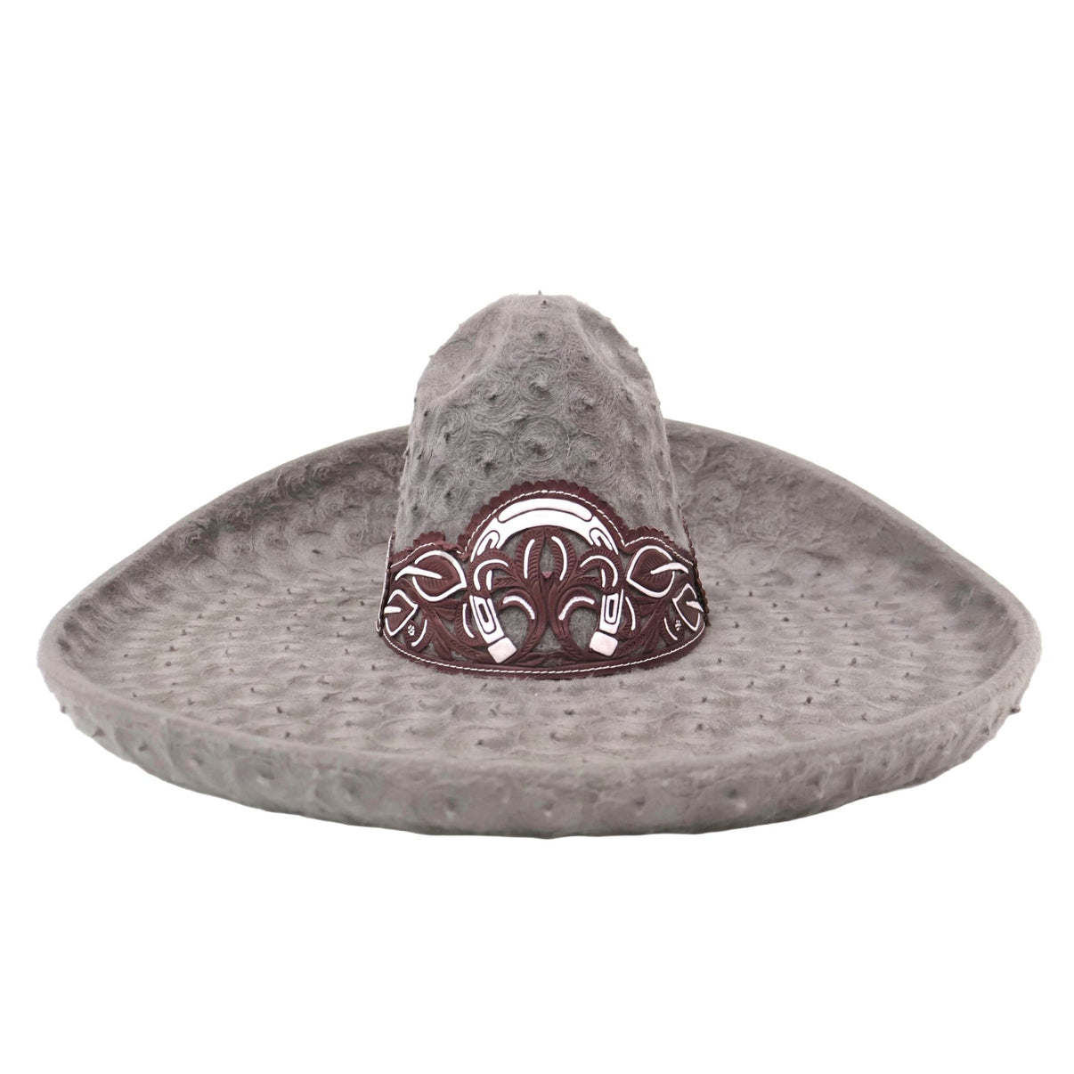 Mexican Sombrero MEX 59 Charro Toquilla Charreria - M - Royal Saddles - Sombreros Charros