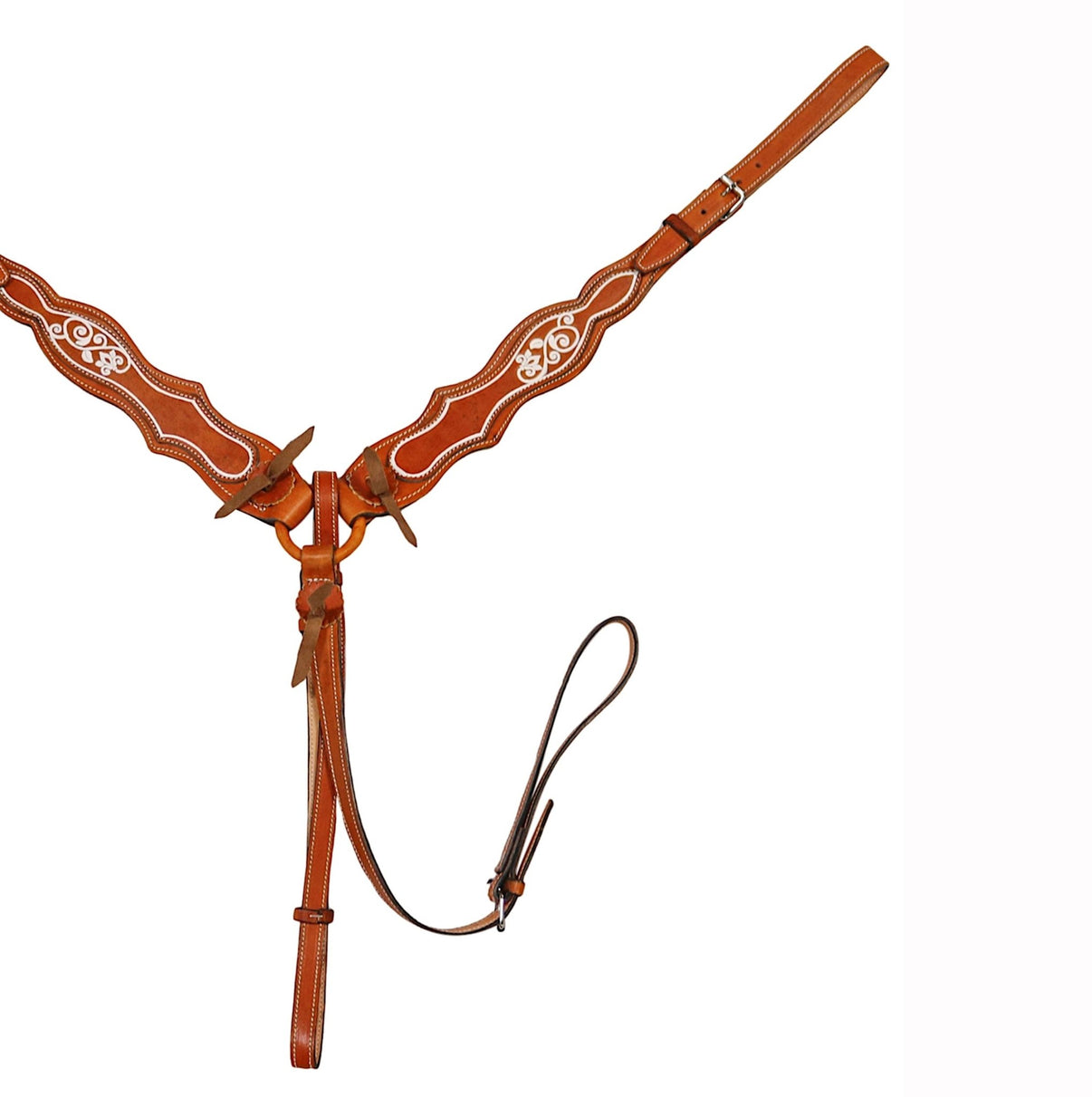 Miel Charro Pecho Pretal Pintada Breastcollar - M - Royal Saddles - Charro Breastcollar/Pechera