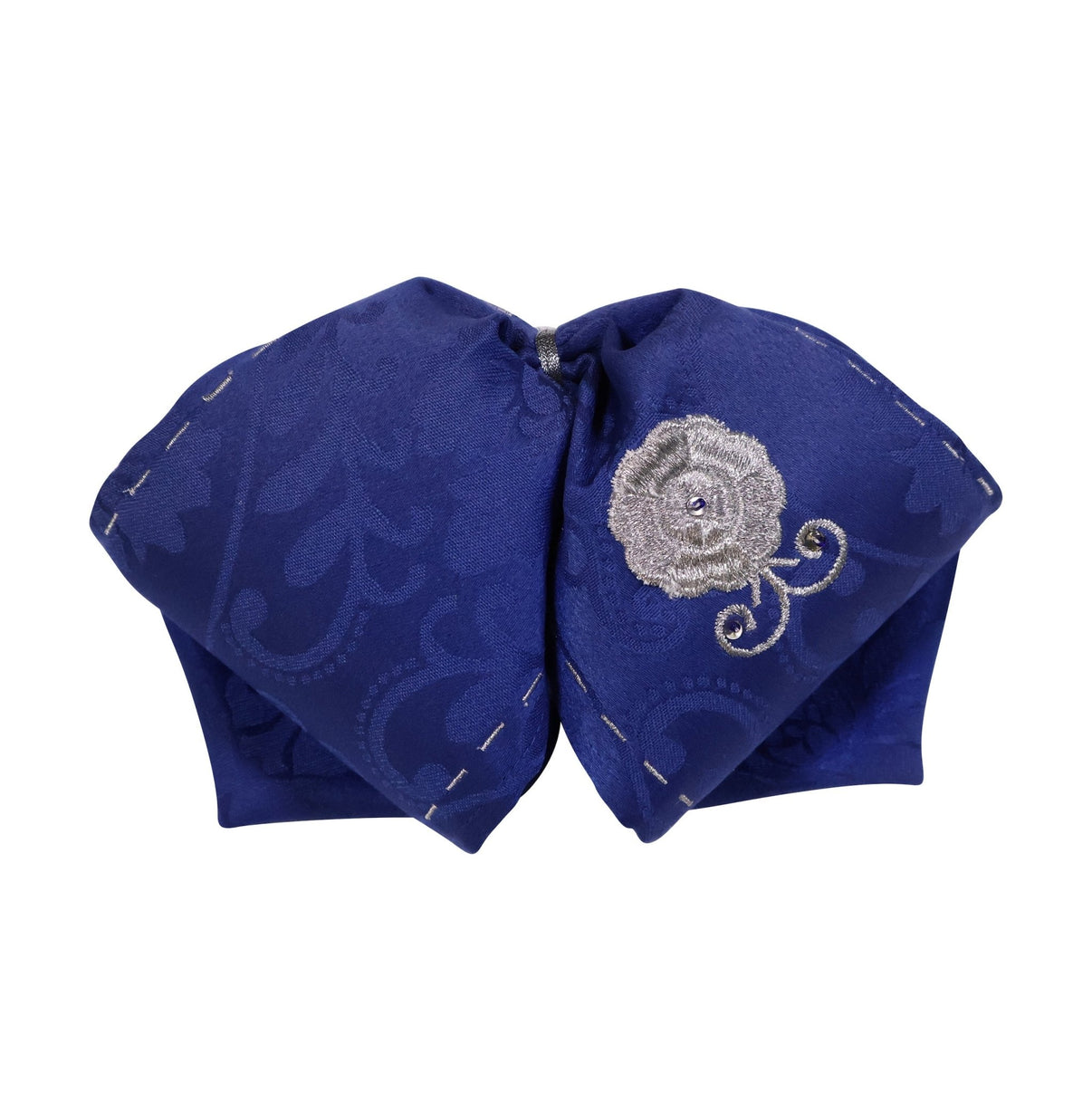 Mono Azul Flor Gris Bowtie Charro - M - Royal Saddles - Monos Charros