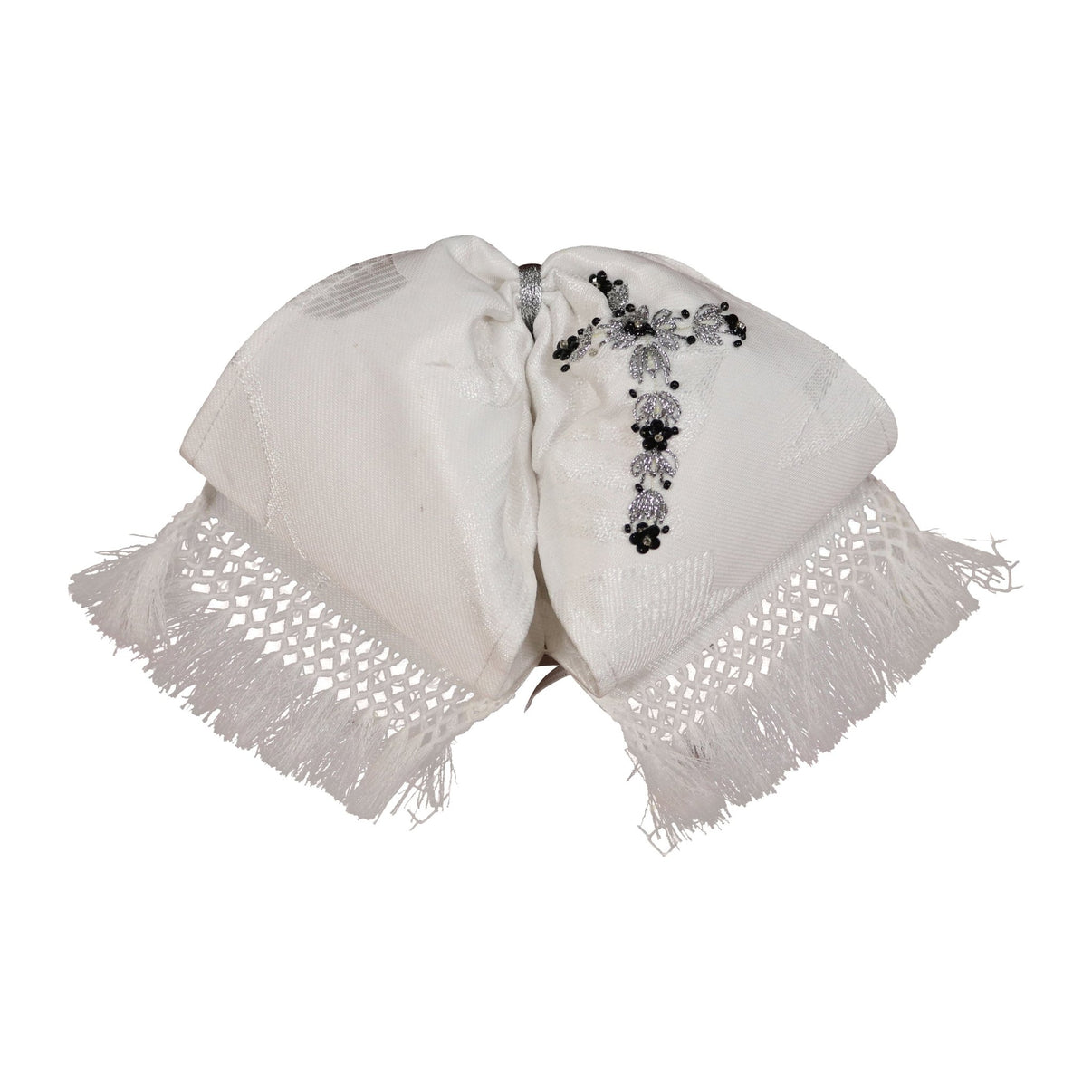 Moño Charro White Cross Bordada Monos Charra - M - Royal Saddles - Monos Charros