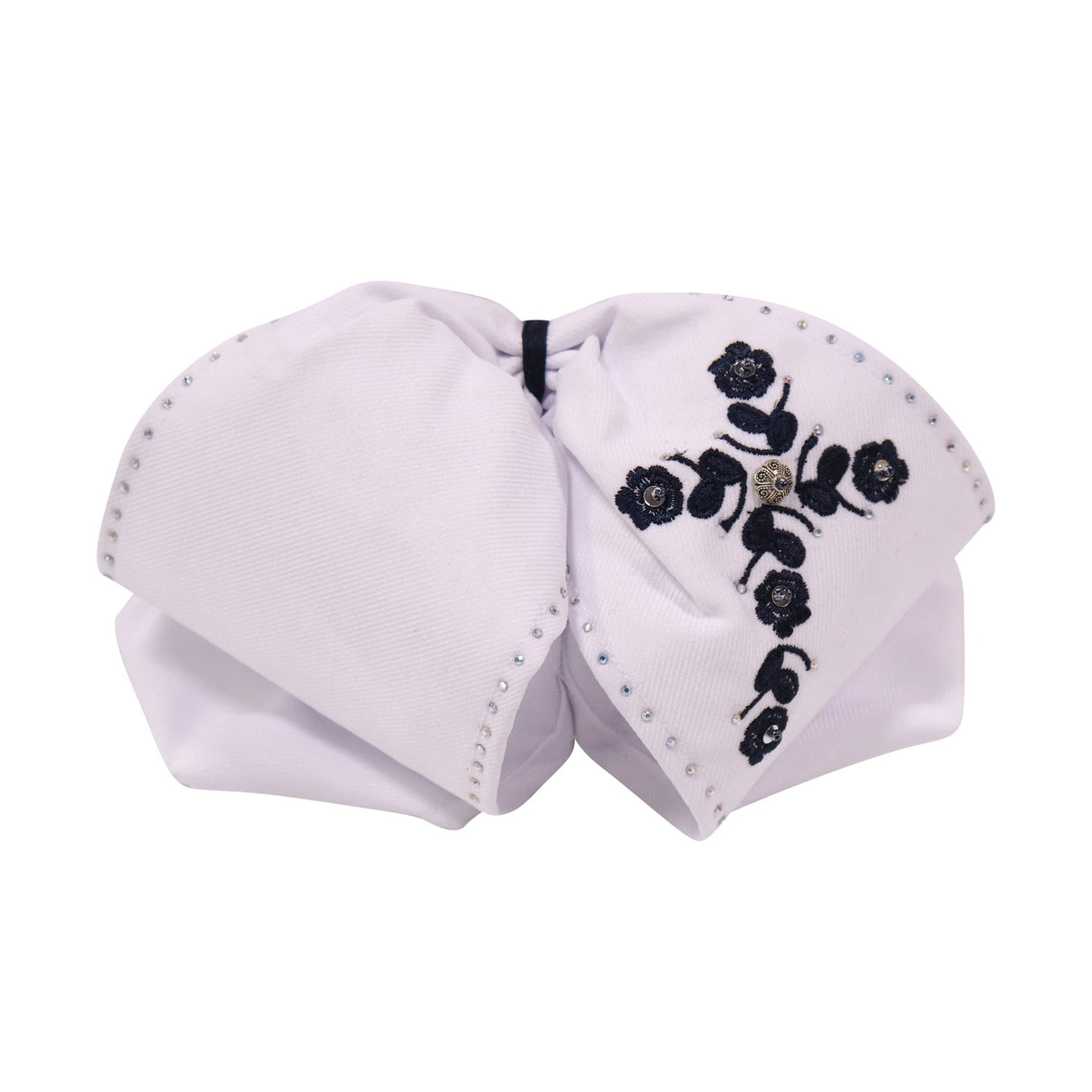 Moño Charro White Cross Bordada Monos Charra - M - Royal Saddles - Monos Charros