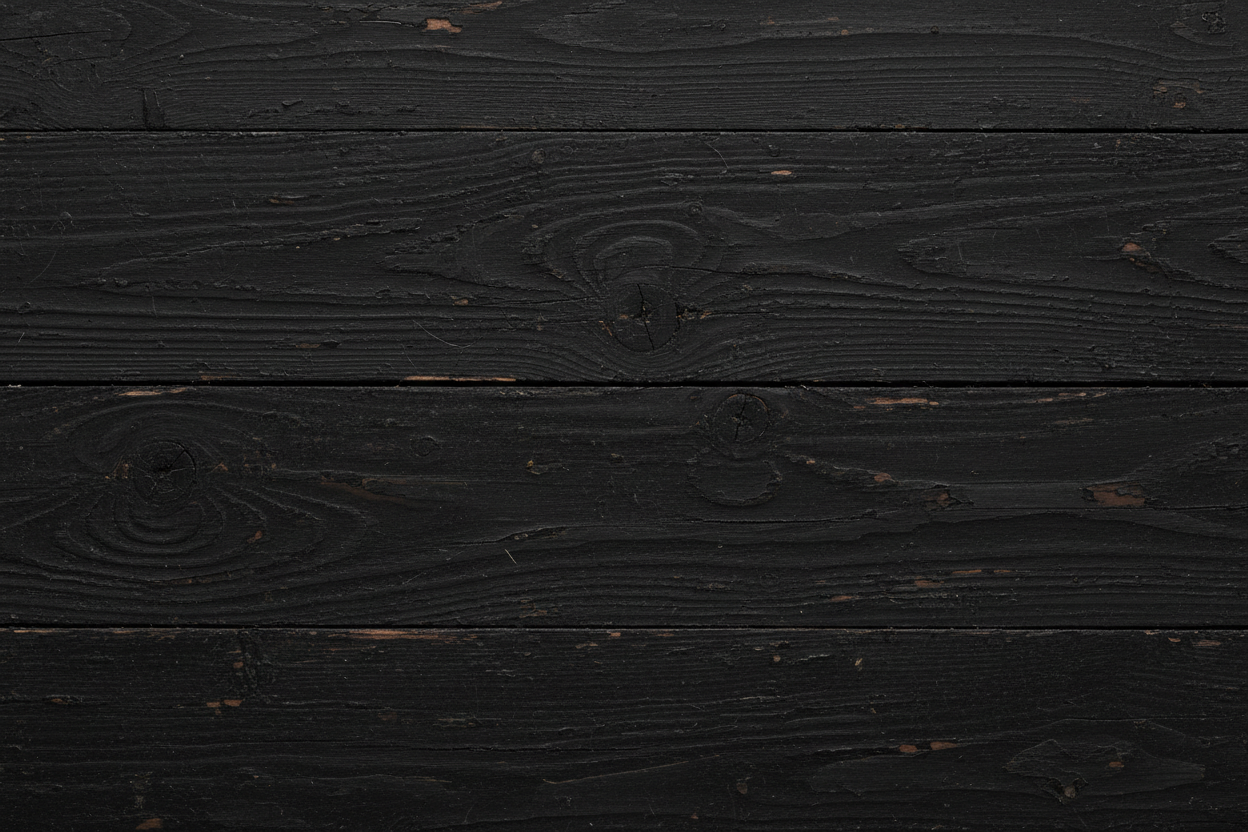 old used black wood background