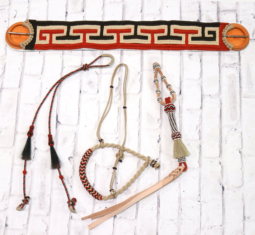 Vino Maroon Charro Saddle Tack Matching Set main image 0