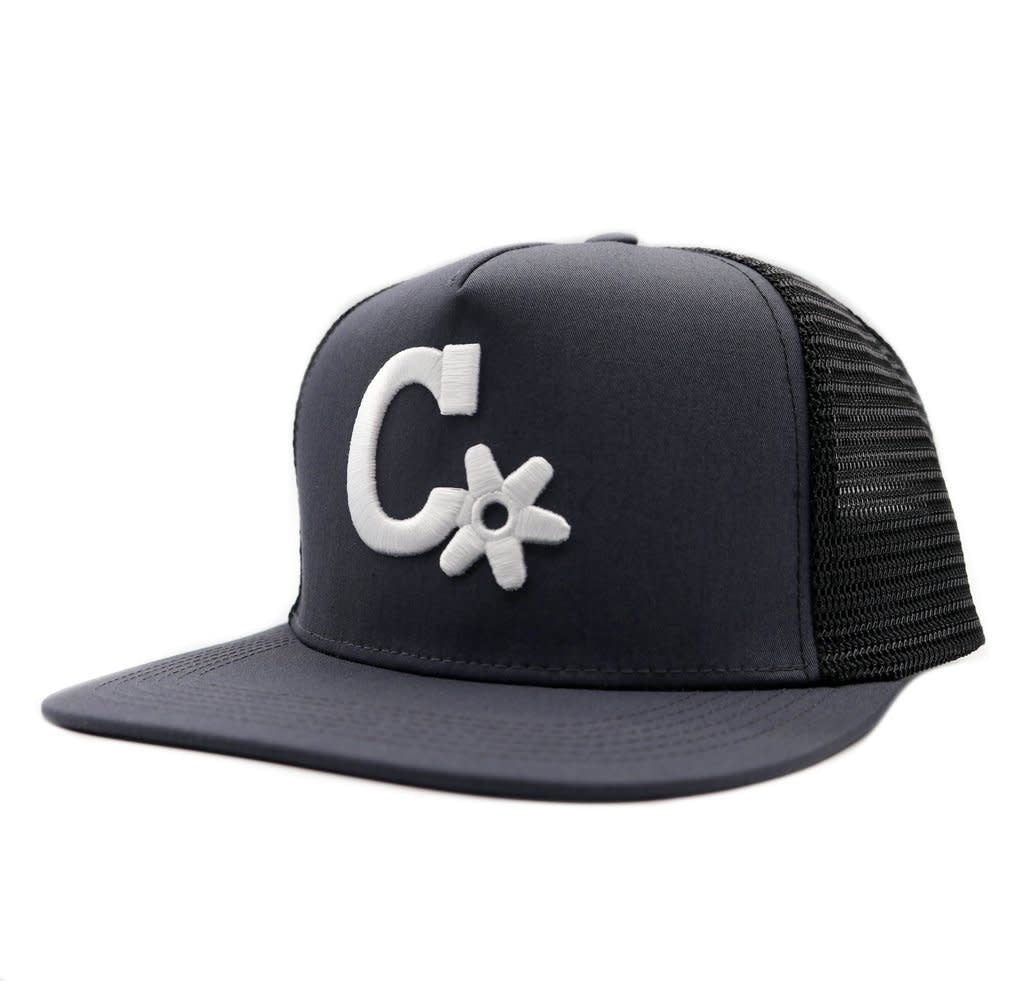 Classic Black Charros Original Trucker Cap