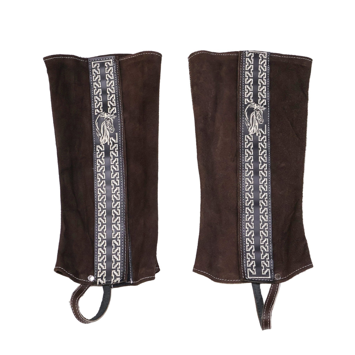 Polainas Cafe Para Charros (M) Half Riding Chaps - M - Royal Saddles - Charro Polainas/Chaps