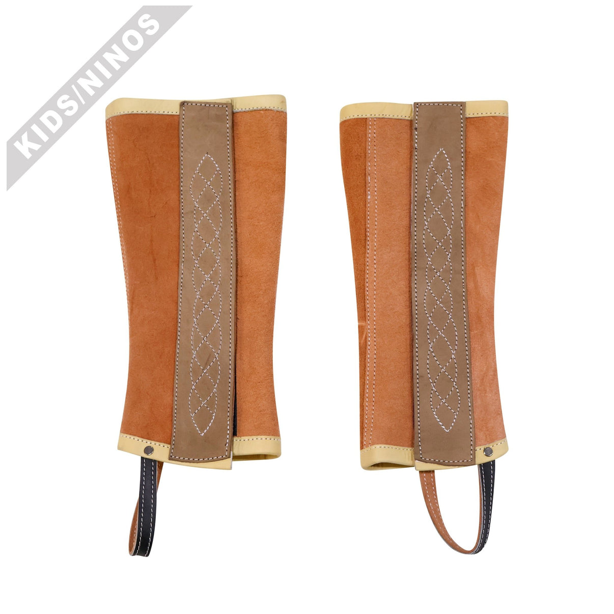 Polainas Kids (L) Half Chaps Charras Para Nino - M - Royal Saddles - Charro Polainas/Chaps