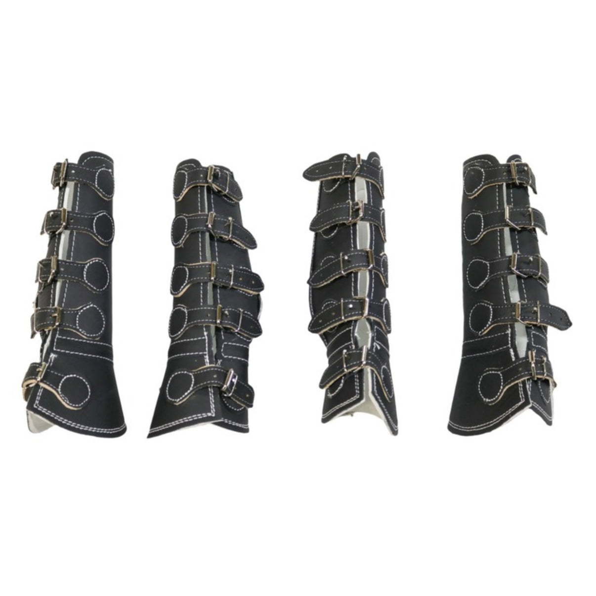 Protectores Black Charro Horse Leg Boot Protector - M - Royal Saddles - Horse Gear