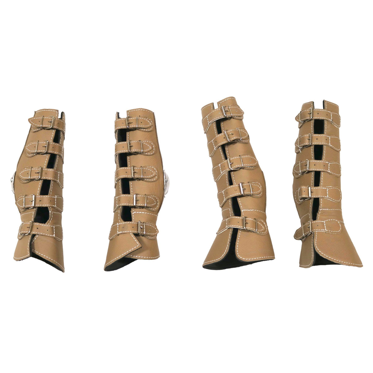 Protectores Para Caballo Brown Charro Horse Leg Boots - M - Royal Saddles - Horse Gear