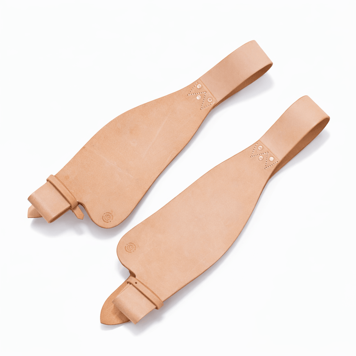 Replacement Western Saddle Fenders Stirrup Leathers Vertical USA Made - M - Royal Saddles - Western Saddle Parts