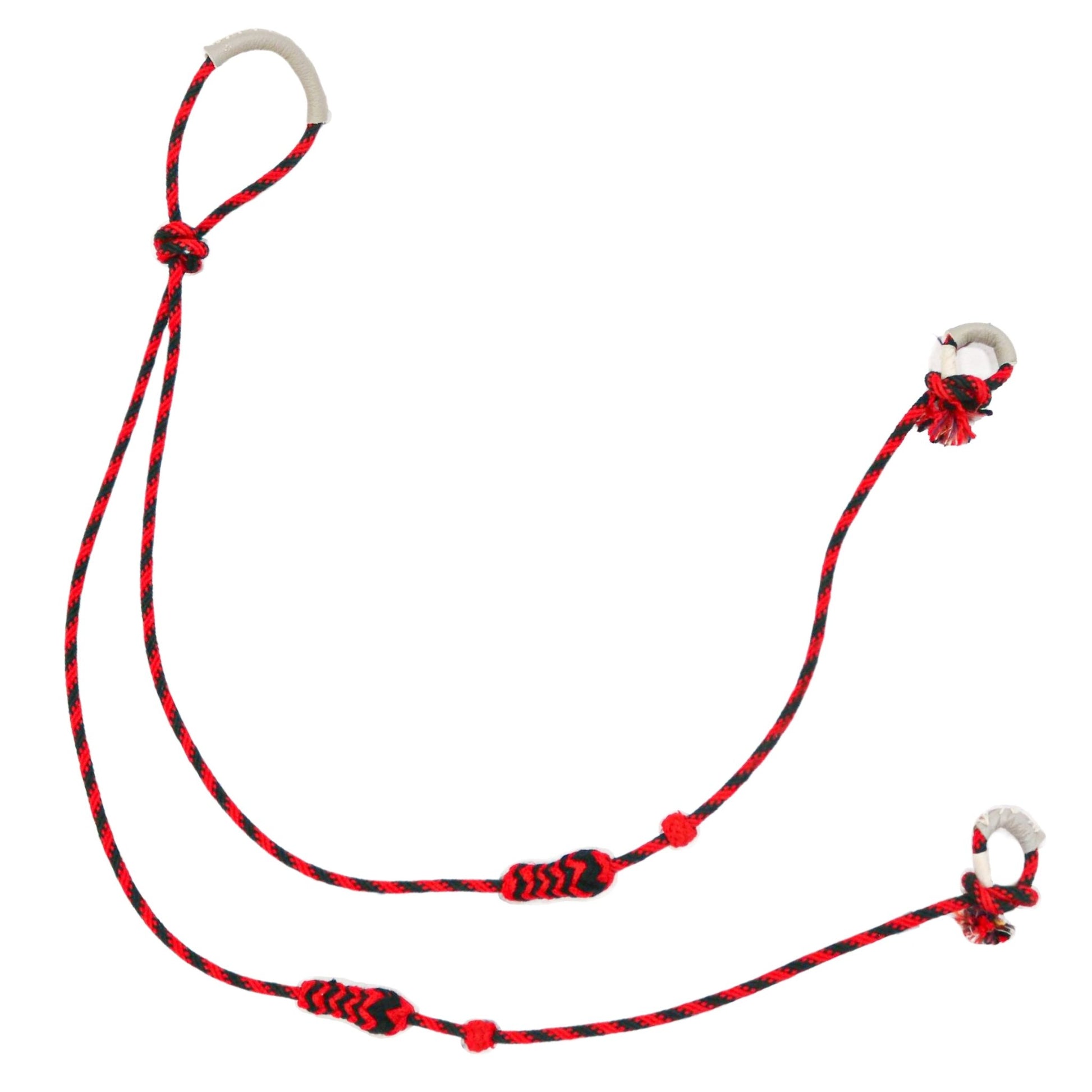 White Charro Riendas Gruesas Mexican Horse Reins main image 1