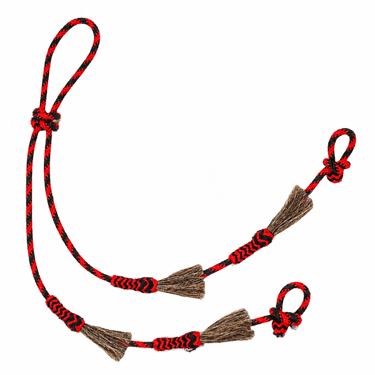 Riendas Finas Charro Black Cerda Horse Riens - M-Royal Saddles - Charro Reins