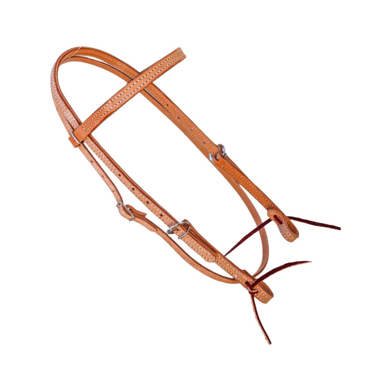 Roughout Western Cowboy Horse Headstall - M - Royal Saddles - 
