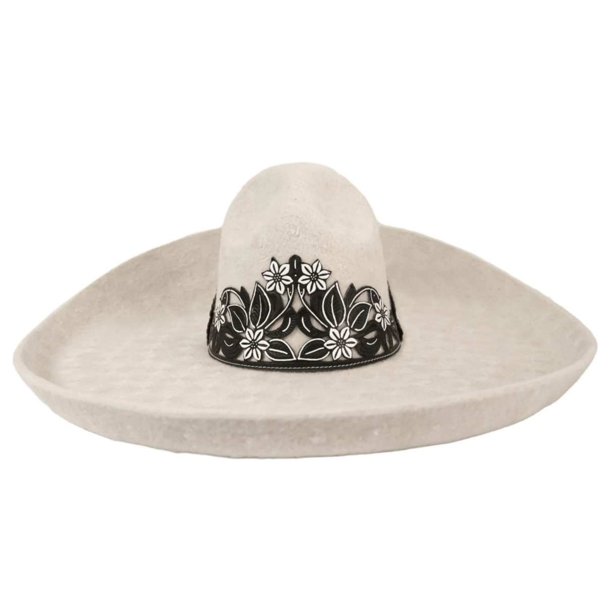 Sombrero MEX 56 Charro Hueso Charro Hat - M - Royal Saddles - Sombreros Charros