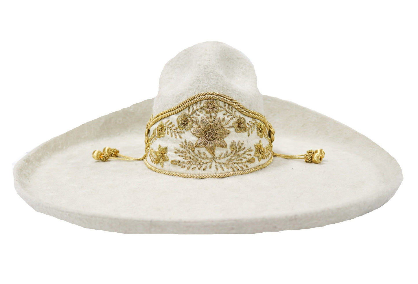 Charro MEX 55 Sombrero Crema Hueso USA 6 7/8