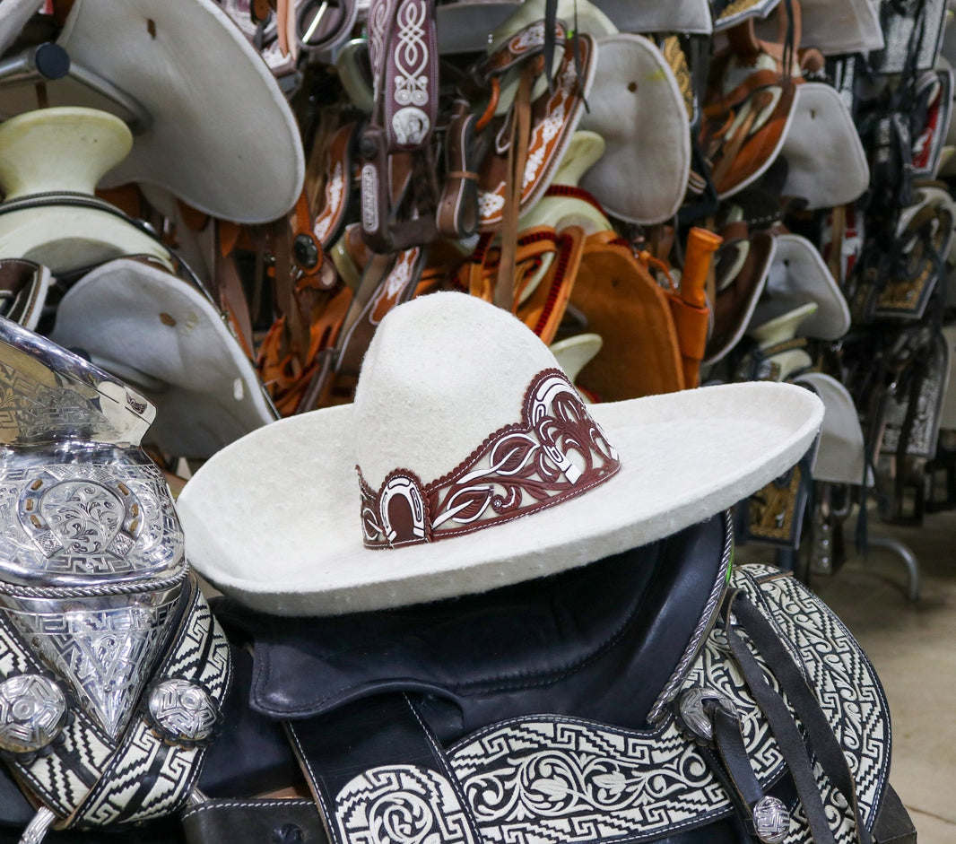 Charro MX 56 Crema Sombrero De Lana Hat main image 1