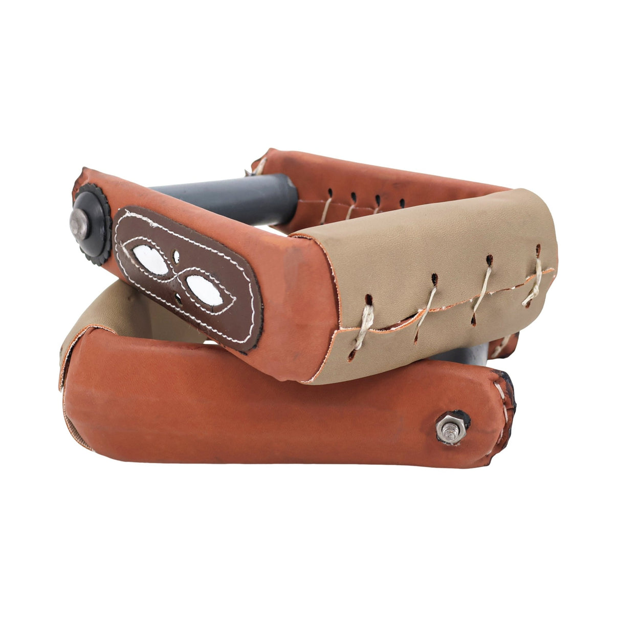Tan Estribos Economic Charro Mexican Saddle Horse Stirrups - M - Royal Saddles - Charro Saddle Parts