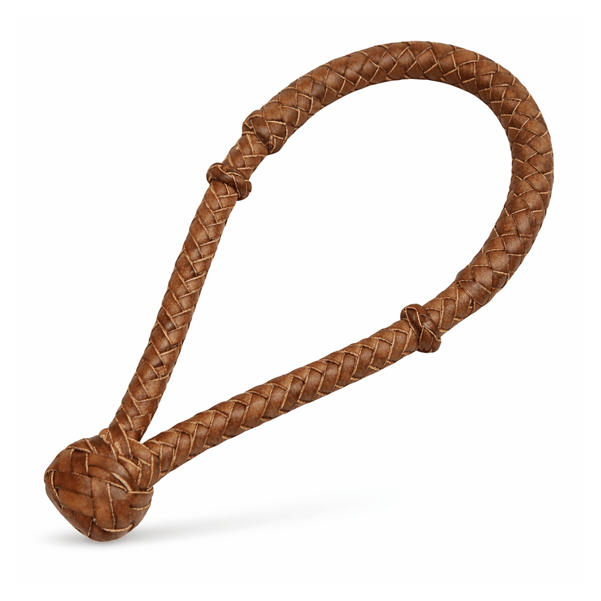 Western Brown Horse Bosal Braided Leather Cable Core - M - Royal Saddles - Western Headstall/Bosal