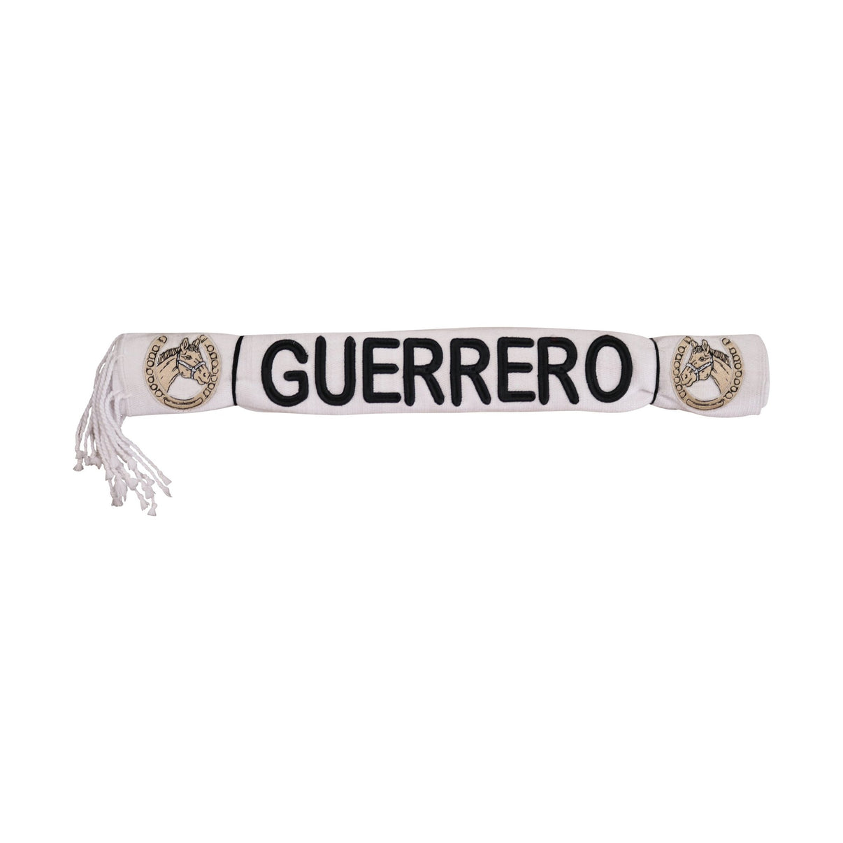 White Guerrero Charro Saddle Sarape Lienzo - M - Royal Saddles - Sarapes
