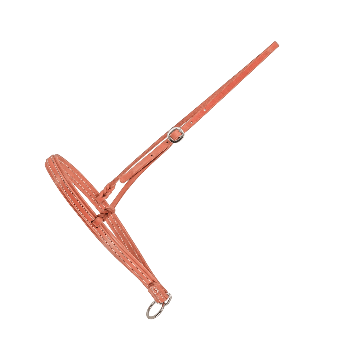 Working Cowboy Roper Russet Noseband - M-Royal Saddles - Western Headstall/Bosal