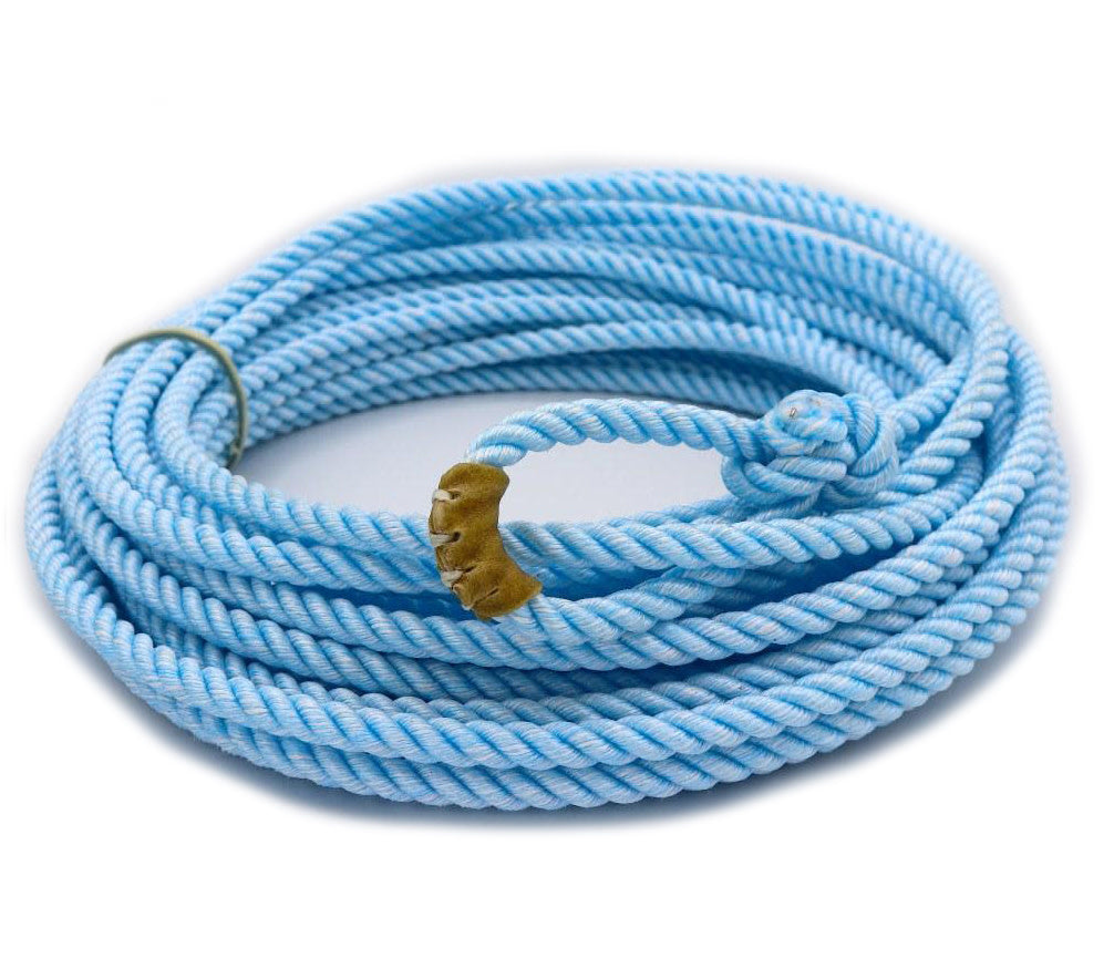 60 Ft Poly 10.5mm Sky Blue Soga Lead Core Plomo Rope