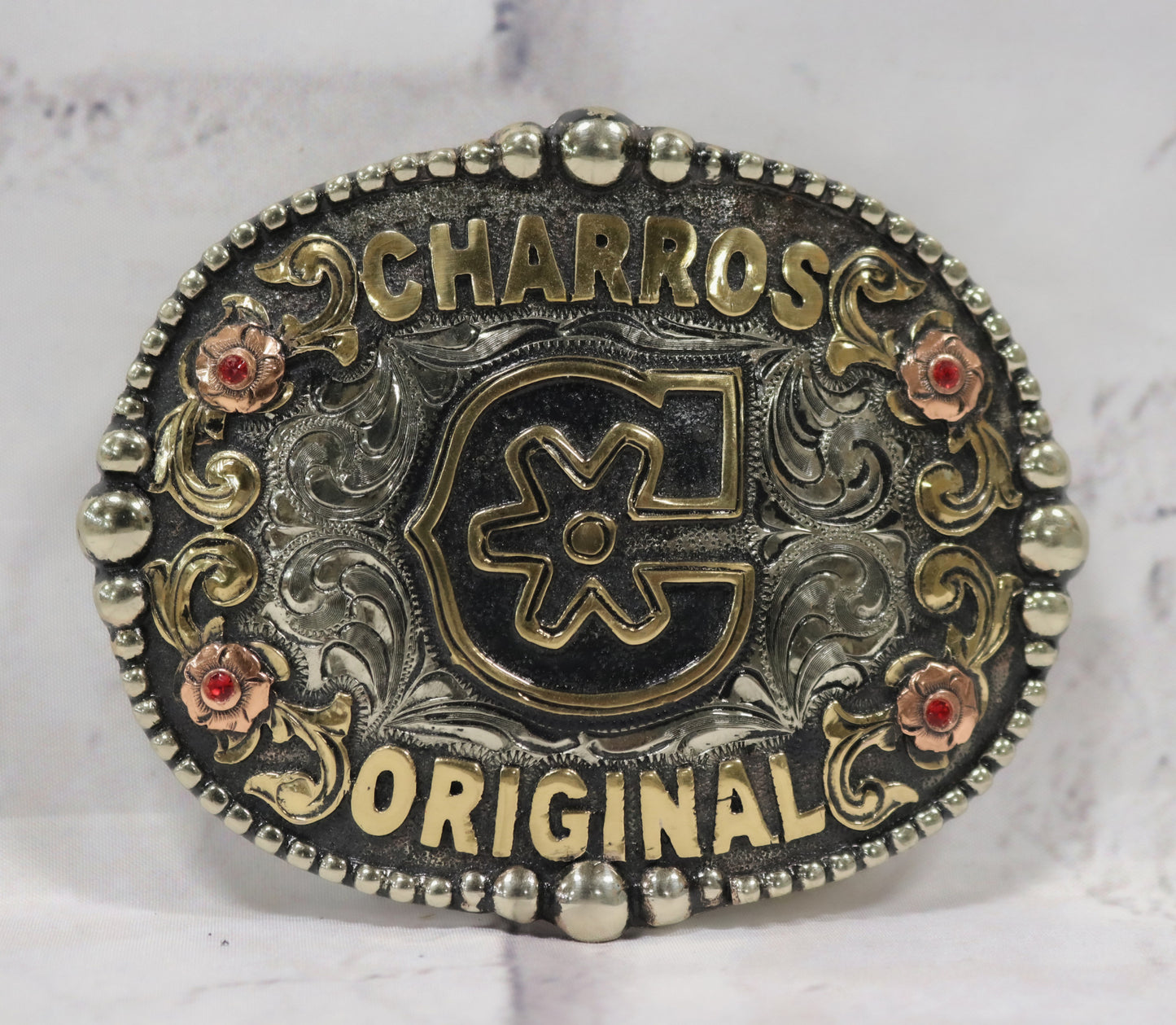 Charro Handmade "C" Engraved Buckle